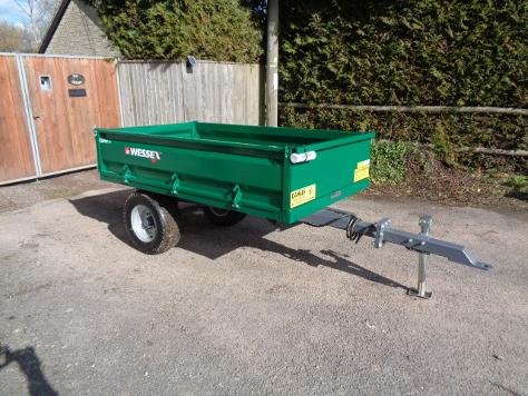 Wessex 1.5 tonne Hydraulic tipper trailer 